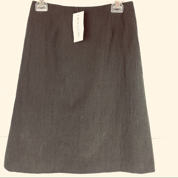 NWT RENE LEZARD A-Line Viscose Skirt - Picture 2 of 8